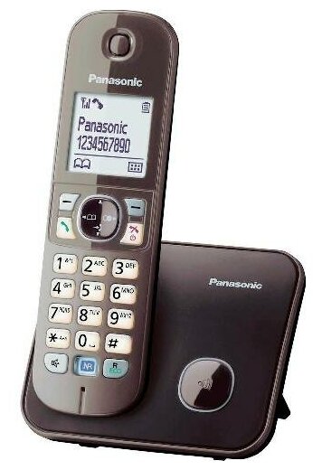 Радиотелефон Panasonic KX-TG6811 RUB DECT черный