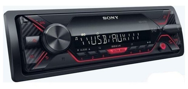 Автомагнитола SONY DSX-A110U USB MP3 FM RDS 1DIN 4x55Вт черный