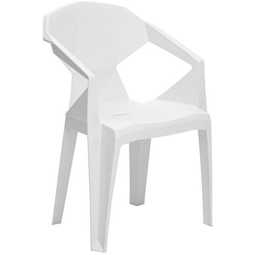 Кресло для сада "Epica" 41,5 х 56,5 х 81 см, белое
