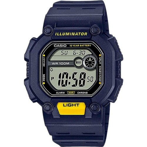 Наручные часы CASIO Collection, синий, фиолетовый casio часы casio w 59b 2a коллекция digital