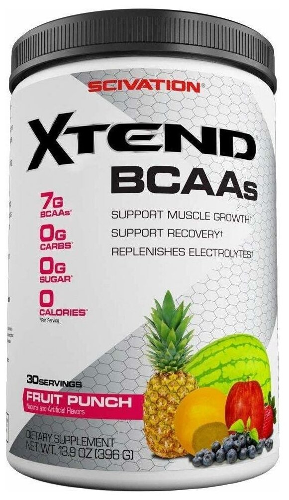 Xtend Original, 405-456 г / 30 порций, Knockout Fruit Punch / Фруктовый Пунш, 441 г