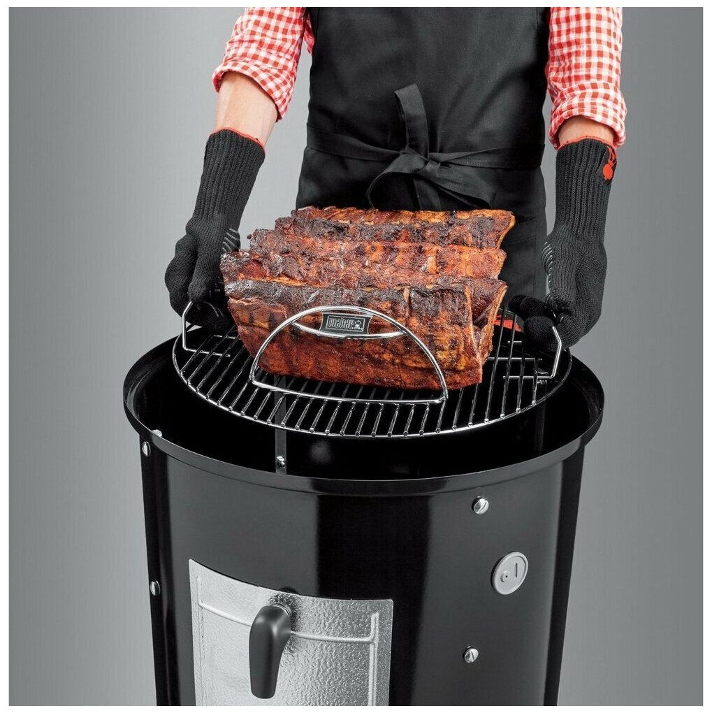 Перчатки Weber BBQ Mitt Black Размер (L/XL) - фотография № 9