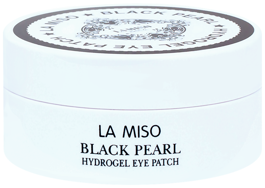 Маска гидрогелевая для кожи вокруг глаз La Miso с черным жемчугом 60шт - фото №5