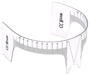 CC Brow Линейка для макияжа бровей (с вырезом для носа)