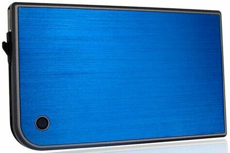 Внешний корпус для HDD SATA 2.5” AgeStar 3UB2A14 (BLUE) для HDD/SSD SATA 6Gb/s 2.5", USB 3.0, алюминий/пластик, синий