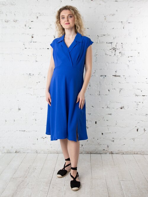Платье Мамуля Красотуля, размер 44 (S), синий