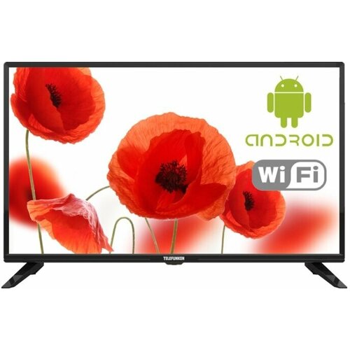Телевизор LED 32 Telefunken TF-LED32S04T2S черный 1366x768 50 Гц Smart TV Wi-Fi VGA 3 х HDMI 2 х USB RJ-45 CI 1158800₽