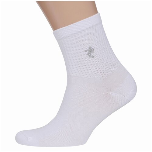 Носки ХОХ, размер 25 (39-41), белый мужские короткие спортивные носки хох черные размер 25 39 41