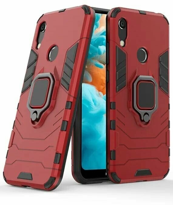 фото Чехол противоударный для Honor 8A и Huawei Y6 (2019) / Хонор 8А и Хуавей У6 2019 (Черный)