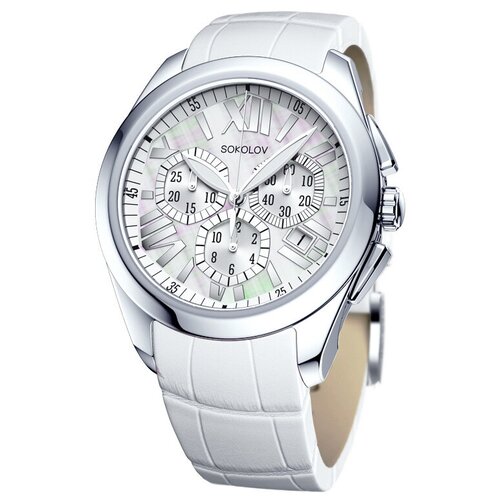 фото Серебряные часы sokolov 148.30.00.000.07.02.2 с минеральным стеклом diamant-online