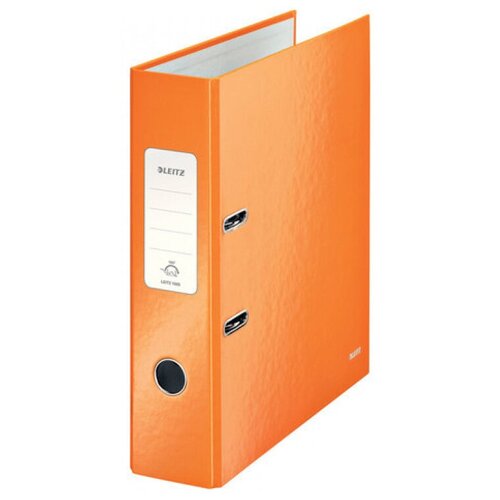 Leitz папка-регистратор WOW 180° А4, картон, оранжевый