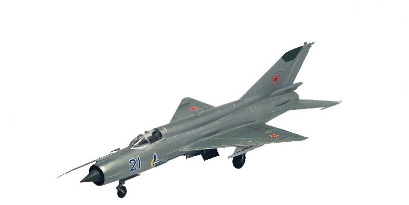 Сборная модель ZVEZDA Советский истребитель МиГ-21БИС (7259) 1:72