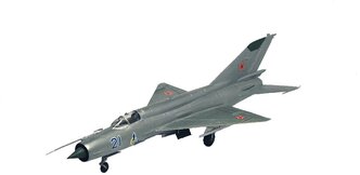 Сборная модель ZVEZDA Советский истребитель МиГ-21БИС (7259) 1:72