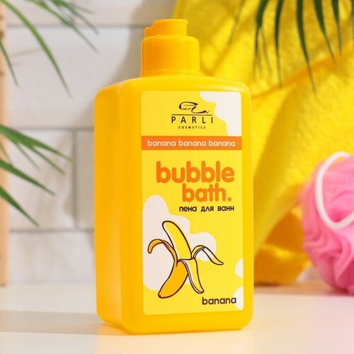 Пена для ванн Parli Cosmetics Bubble Bath Banana, 480 мл пены для ванны parli пена для ванн вишня