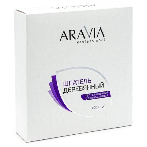 ARAVIA PROFESSIONAL Aravia professional Шпатели деревянные одноразовые 100 шт./уп.