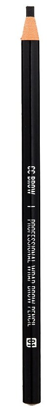 Карандаш для бровей Wrap brow pencil, CC Brow, цвет черный (01)