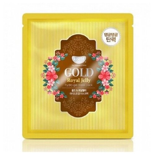 фото Koelf гидрогелевая маска с золотом и маточным молочком, 30 гр koelf gold & royal jelly mask