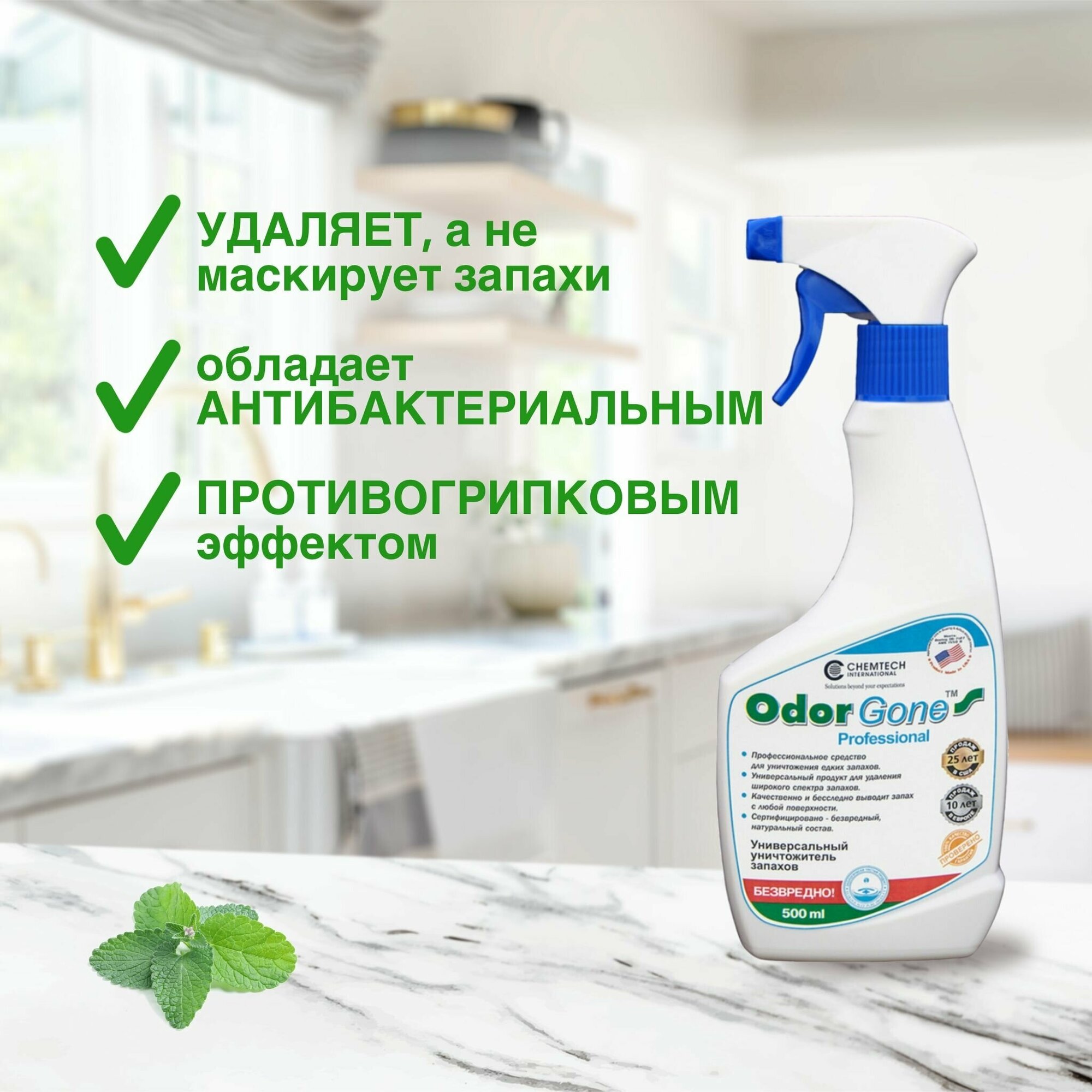 OdorGone Средство для удаления запахов Professional