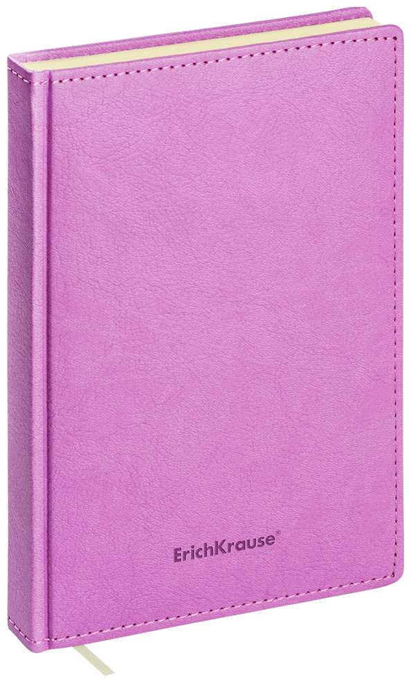 Ежедневник А5 недатированный ErichKrause® Corolla, цвет лиловый, 336 стр, тонированная бумага, 47988