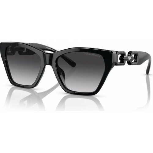 Солнцезащитные очки EMPORIO ARMANI EA 4203U 50178G, черный солнцезащитные очки emporio armani кошачий глаз оправа пластик градиентные для женщин коричневый