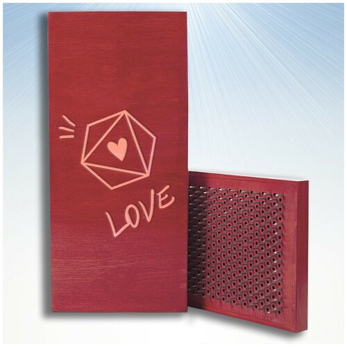 фото Доска садху с динамическими гвоздями, любовь - 1651 красная goodwood