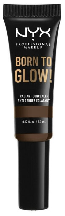 NYX professional makeup Консилер Born To Glow Radiant Concealer, оттенок Deep 22