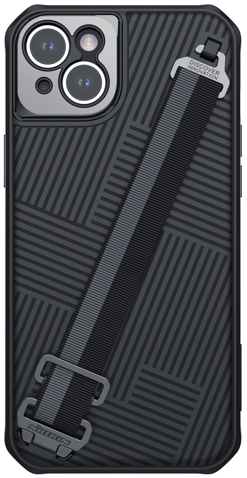 Nillkin для iPhone 14 Plus чехол Strap Magnetic Black, шт