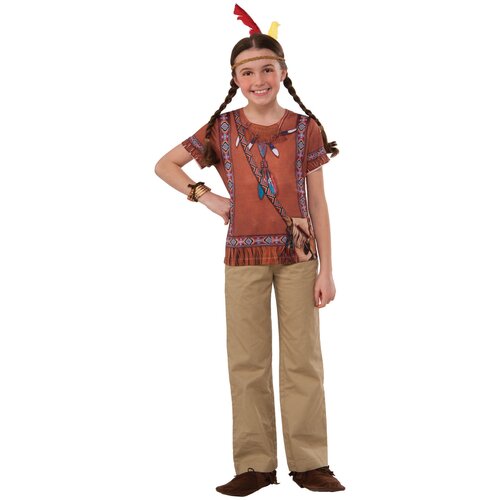 фото Карнавальный костюм для детей forum novelties рубашка индейской принцессы детский forum, m (8-10 лет)