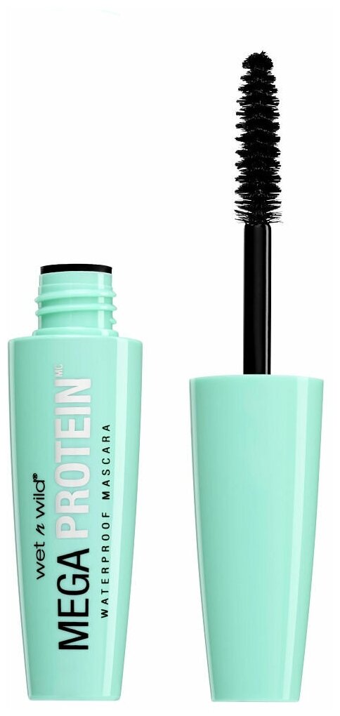 Wet n Wild Тушь для ресниц Mega Protein Waterproof Mascara, Very Black