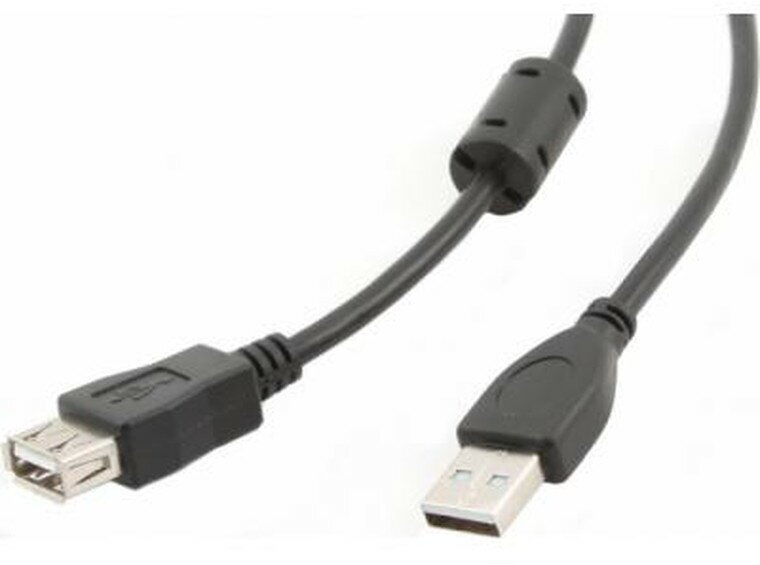 Кабель удлинительный USB 2.0 AM/AF 1,8 м Pro экран Gembird CCP-USB2-AMAF-6