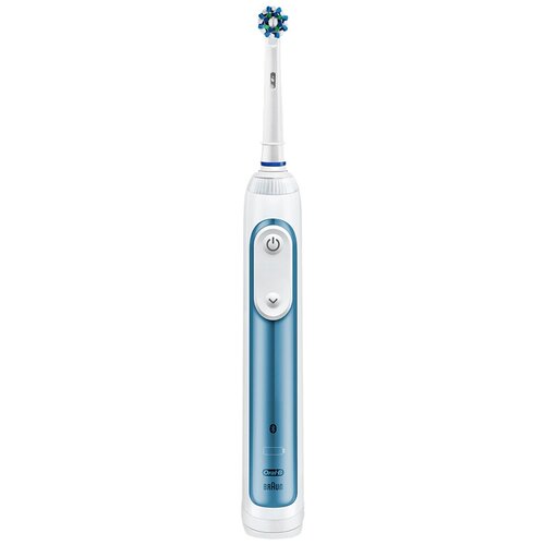 Электрическая зубная щетка Oral-B Smart 6 6000N, бело-голубой