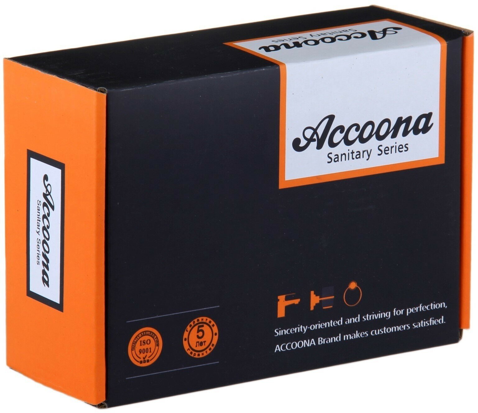 Смеситель для раковины Accoona A9052, однорычажный, хром - фотография № 5