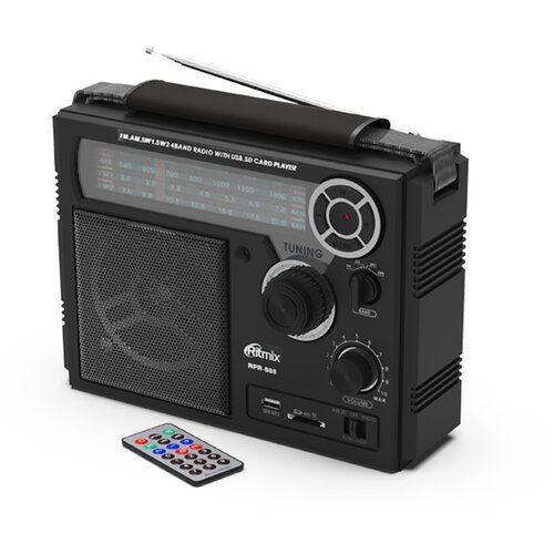 Радиоприемник Ritmix RPR-888 черный радиоприемник ritmix rpr 151 черный