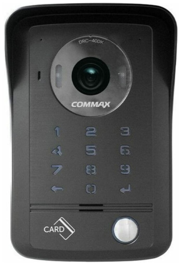 Вызывная панель COMMAX DRC-40DK Темно-серый