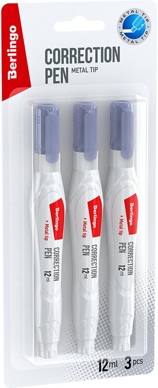 Корректирующие ручки Berlingo 12ml