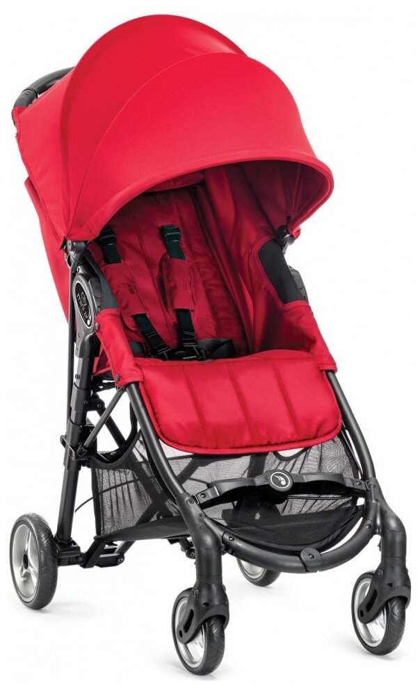 Прогулочная коляска Baby Jogger City Mini Zip + бампер, red