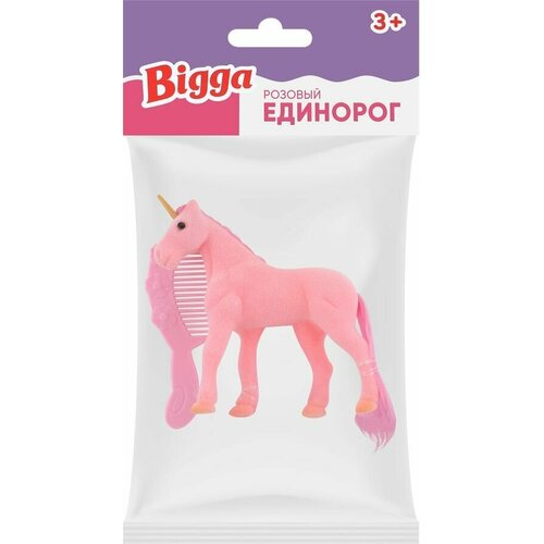 Набор игровой BIGGA Розовый единорог, 2 предмета Арт. B1301638