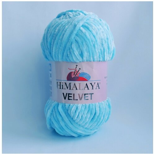 Himalaya Пряжа Velvet 100% полиэстер 120м/100гр (90006) пряжа himalaya velvet 048 морская волна 5 шт