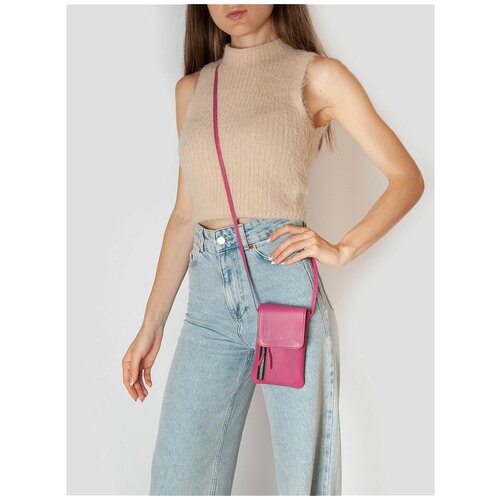 Сумка Reversal женская из натуральной кожи с чехлом для смартфона 1439₽