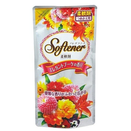 Кондиционер для белья (антибактериальный) Softener Fragrance elegant bouquet, 500 мл