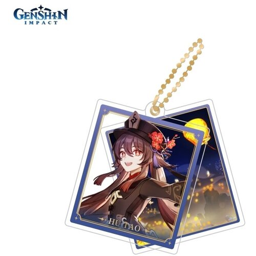 Брелок miHoYo, синий брелок акриловый genshin impact геншин импакт genshin impact character acrylic strap hutao 6974696614848