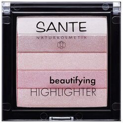 Sante Naturkosmetik Хайлайтер beautifying, 02, rose