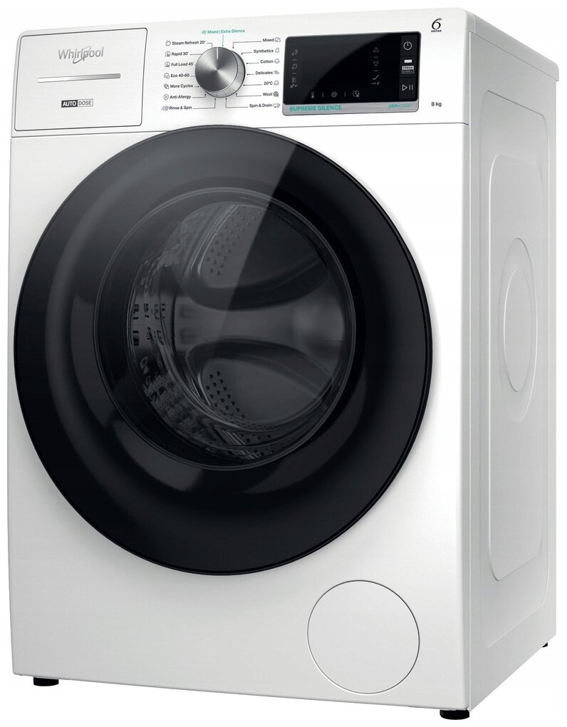 Стиральная машина Whirlpool W7X W845WB EE, белый