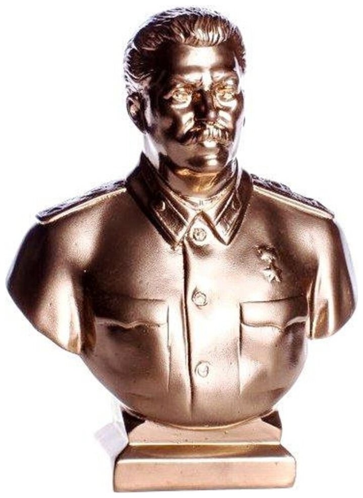 Статуэтка Бюст И. В Сталин 16 см гипс, цвет бронза