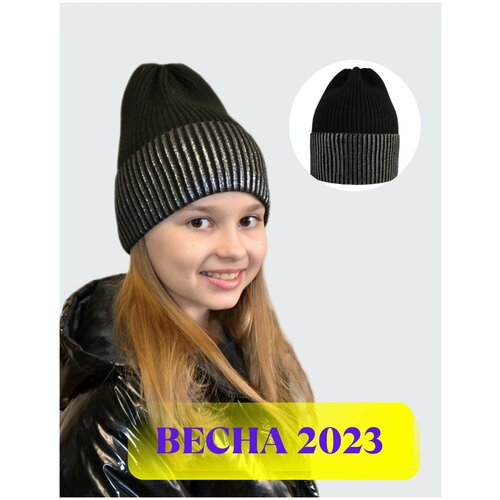 фото Шапка детская для девочки бини весна marsel family