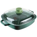 Сковорода-гриль Risoli Dr Green Vapor Grill 0091QDRIN/26, с крышкой, диаметр 26 см - изображение