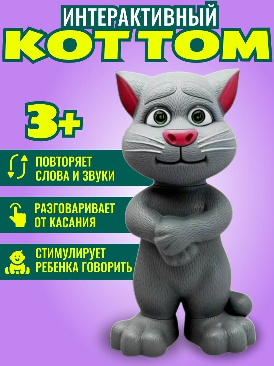 Говорящая интерактивная игрушка Кот Том