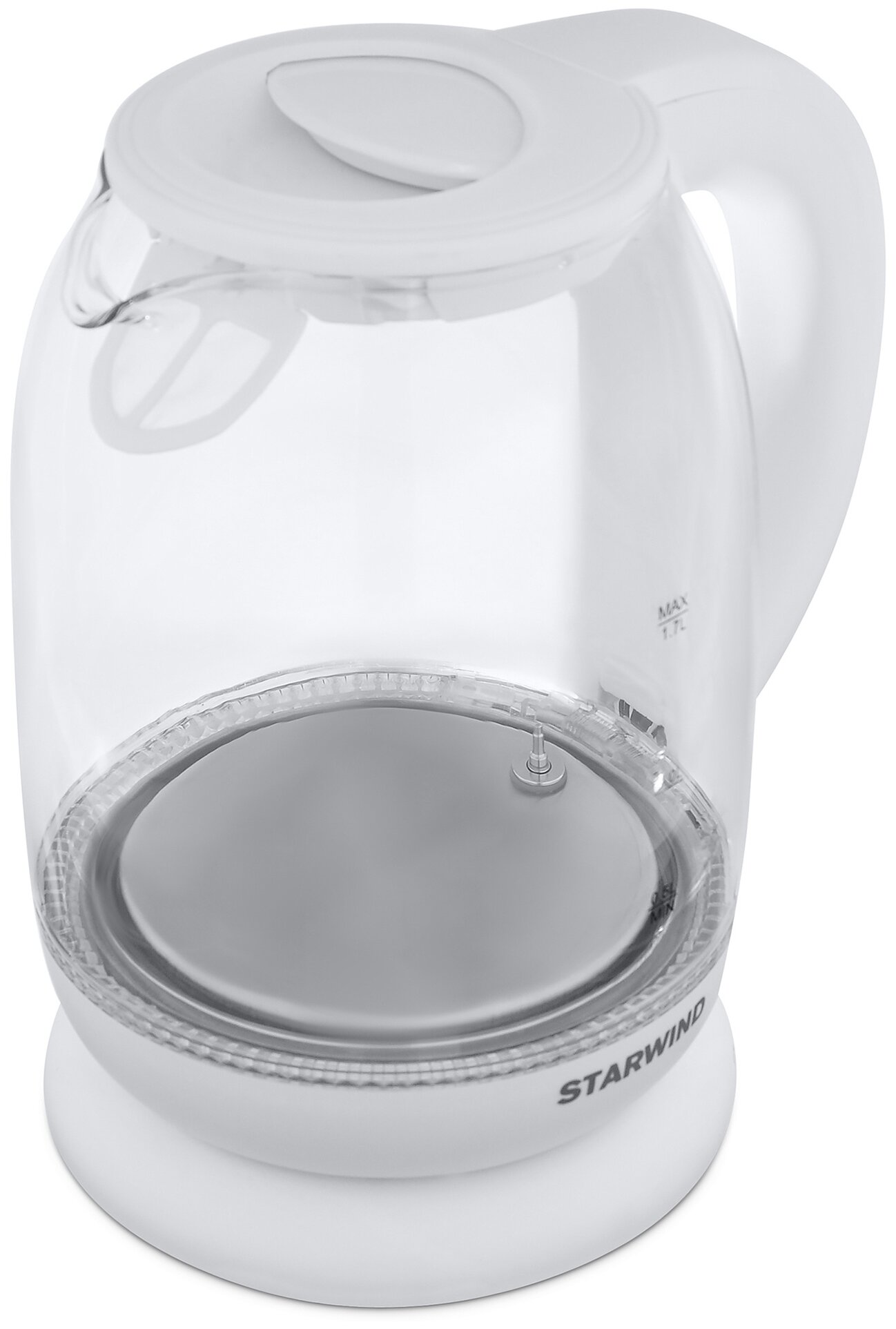 Чайник электрический STARWIND , 2200Вт, белый - фото №2