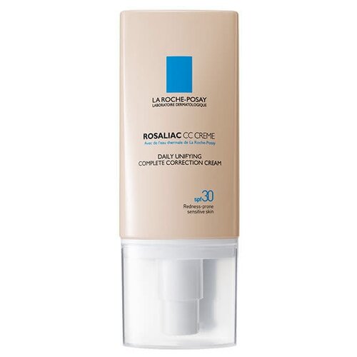 La Roche-Posay СС крем для кожи склонной к покраснениям Rosaliac, SPF 30, 50 мл/50 г, оттенок: бежевый, 1 шт.