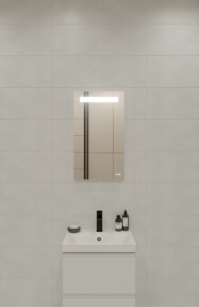 Зеркало с подсветкой в ванную настенное Cersanit LED 010 base 40 х 70 см 63536
